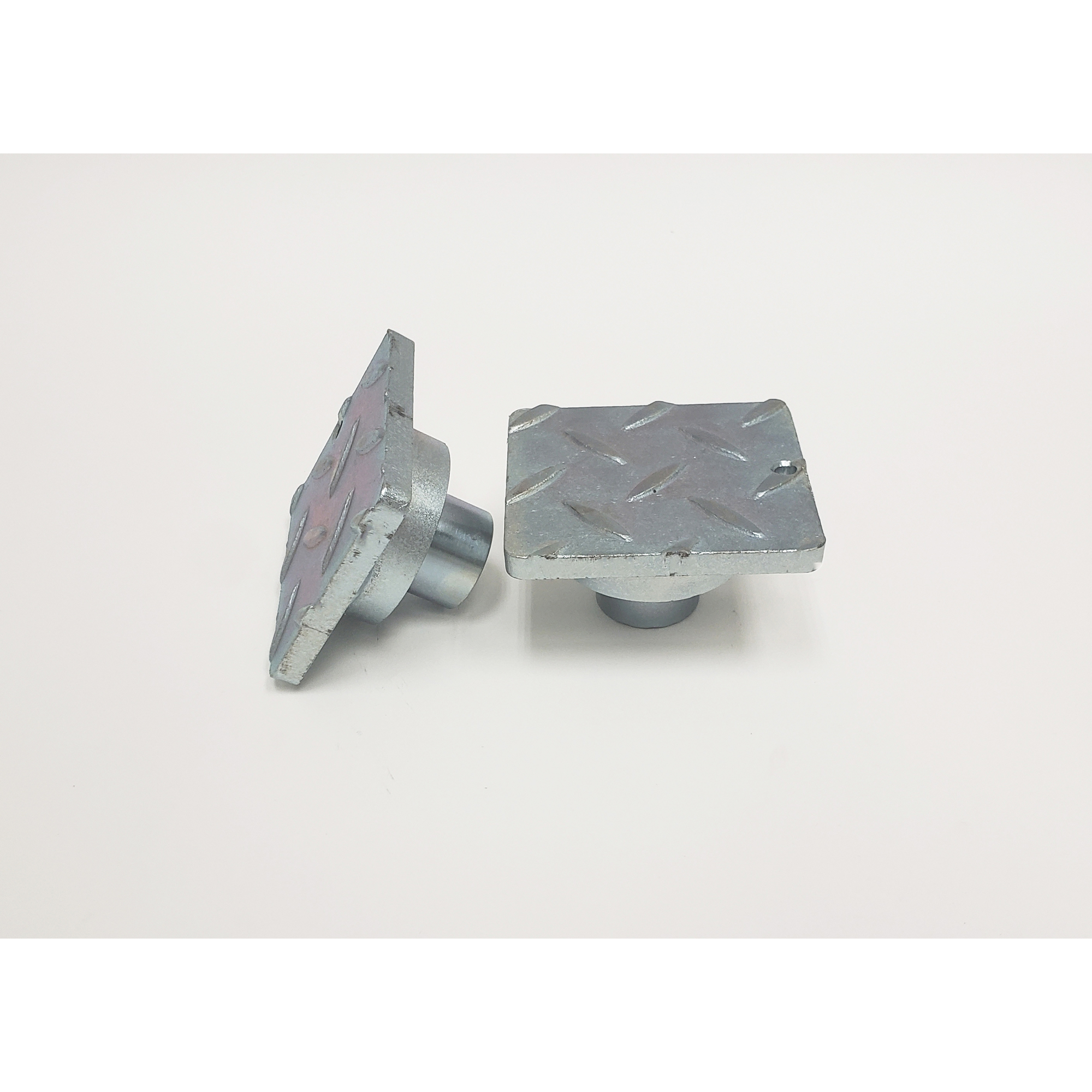 Stan Design Square Pad Style Lifting Adapter - 9000-Lb. Capacity, Zinc Plated, 2 Pcs, Model# 6403